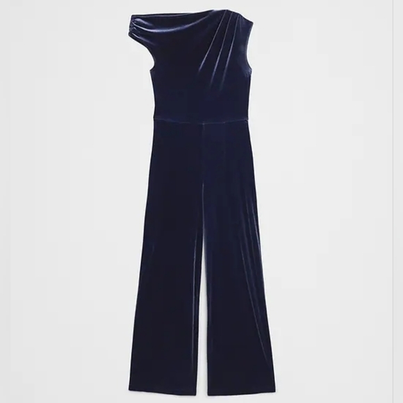 NWT BANANA REPUBLIC | $160 Velvet Jumpsuit - Picture 4 of 4
